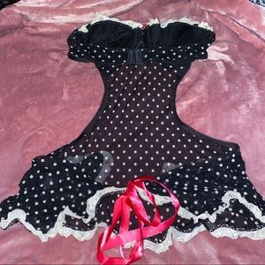 Lingerie bundle of 4 black tops